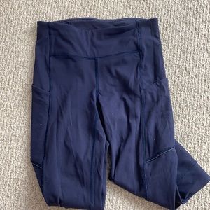 Navy blue lululemon leggings